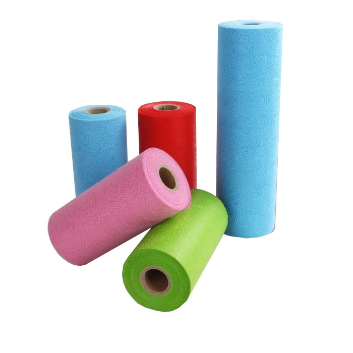 Embossed waterproof non woven spunbond polypropylene tabelcovers