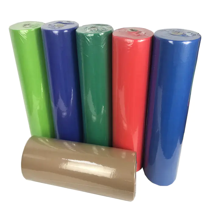 Manufacturer colorful 100% pp hydrophobic biodegradable Non woven polypropylene Fabric In Roll