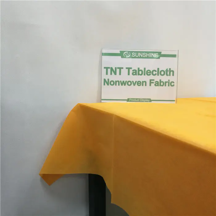 Hot sale Table cloth use PP virgin spunbond non woven fabric