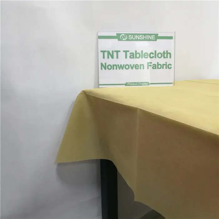 Hot sale Table cloth use 100%PP spunbond non woven fabric