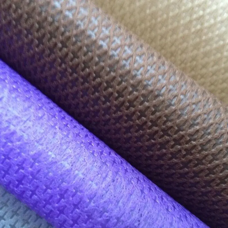Good pp nonwoven fabric, pp nonwoven cambrell, spunbond non woven fabric cross design
