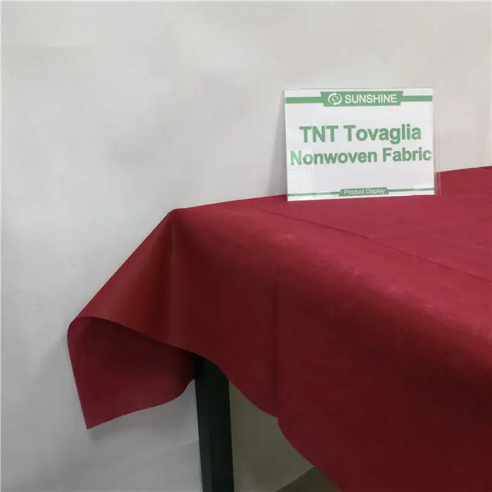 Hot sale Table cloth use TNT spunbond non woven fabric