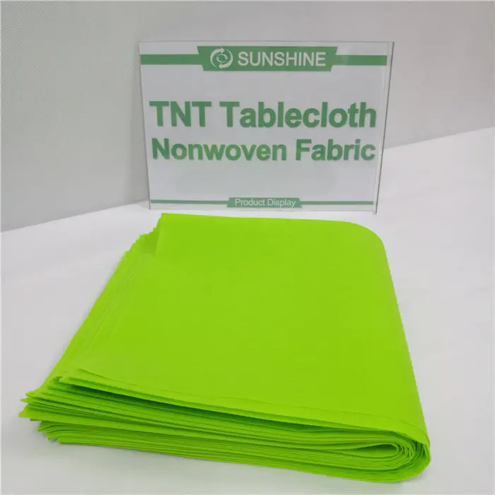 Factory price Table cloth use TNT spunbond non woven fabric