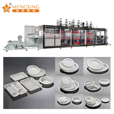 PP/PVC/Pet/PS/PSP Automatic Disposable Plate/ Tray/ Pan/ Box/ Lid/ Container Plastic Thermoforming Machine Tray Making Machine Plastic Processing Machine