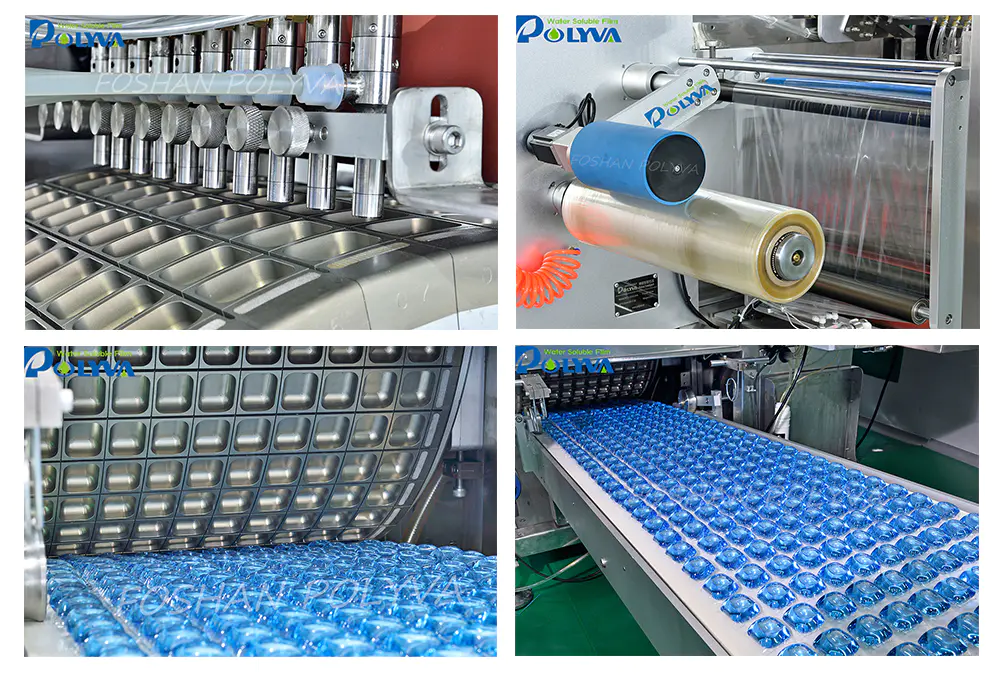 High capacity PVAlaundry water soluble laundry capsules making machine detergent pods packing machine