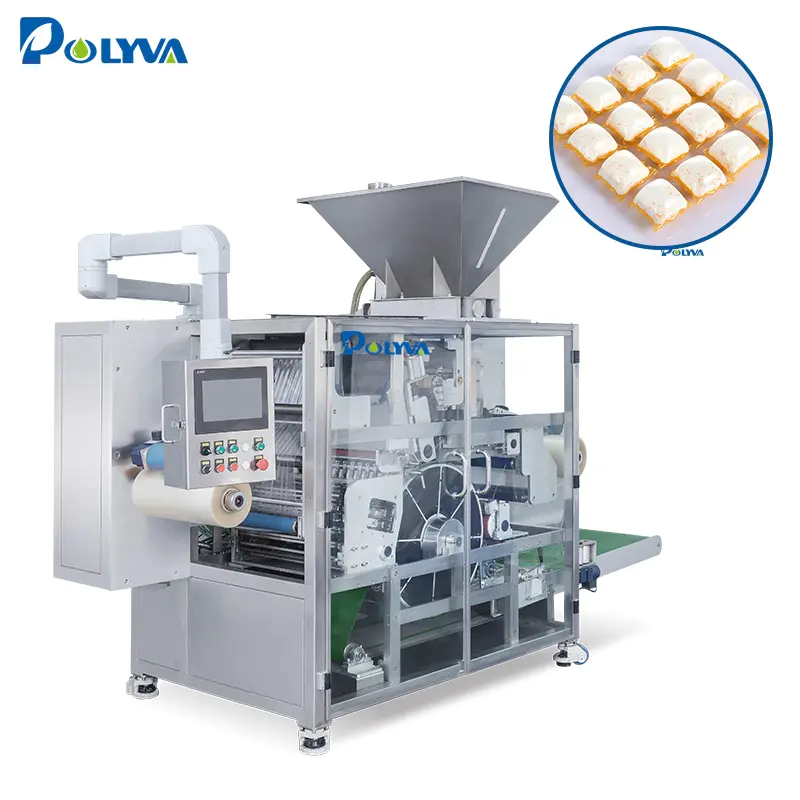 pva water soluble powder capsules/ dishwasher pods packing machine