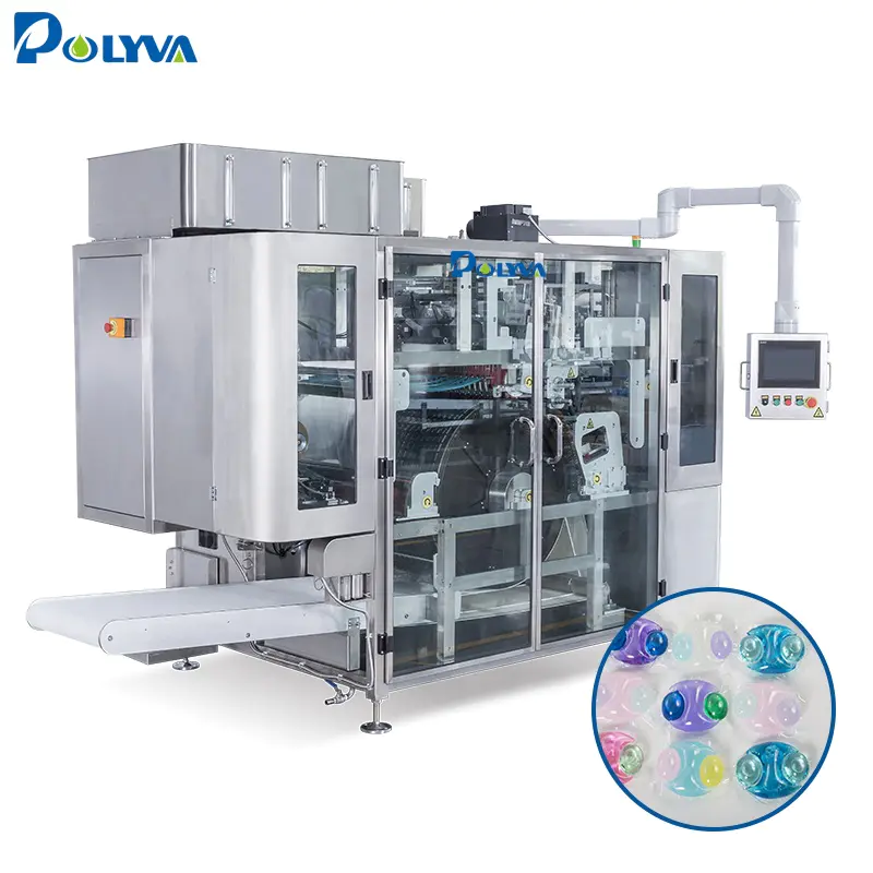 Polyva high speed laundry pods packaging machinelaundry detergent washing powder packing machine