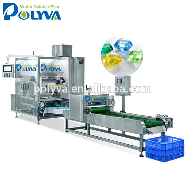 Polyva water soluble Detergent pods packing machine high speed laundry pods packaging machine laundry pod filling machine
