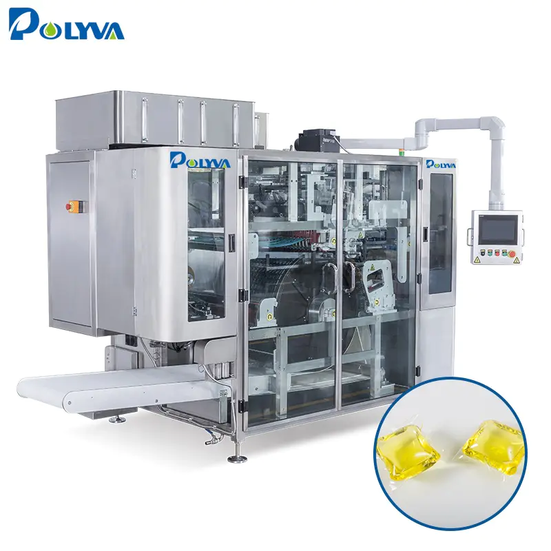 Polyva High SpeedLaundry Pods Liquid filling Machine Water Soluble Packaging Machine