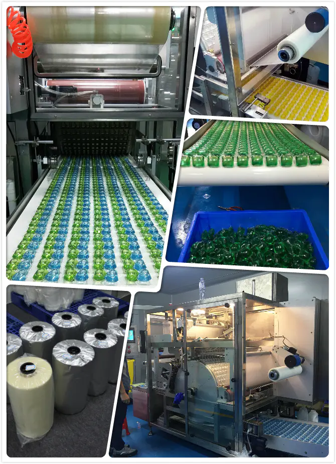 Polyva automatic high speed water soluble pva fim packaging machine liquid laundry detergent pods packaging machine