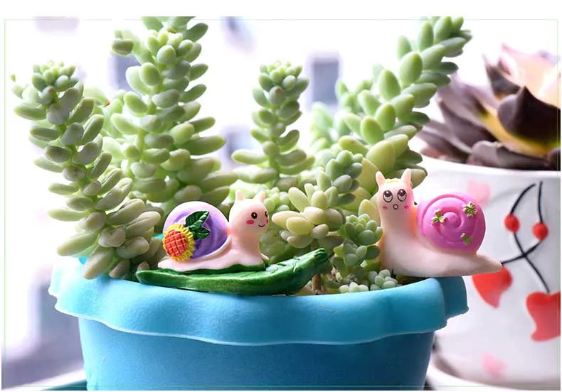 Garden snail micro-landscape resin handicraft small ornaments small animals