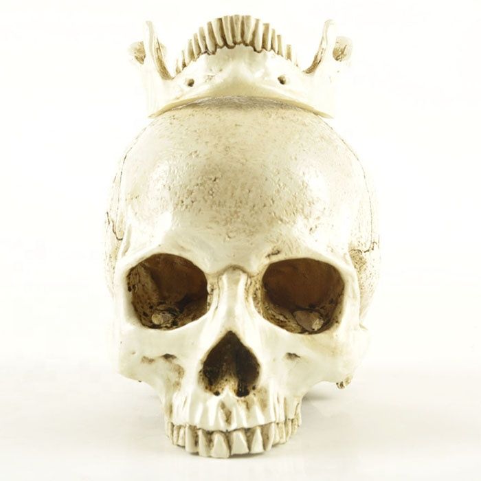 Polyresin CustomHollow Human Head Mold Handicrafts Skeleton Resin Halloween Heads
