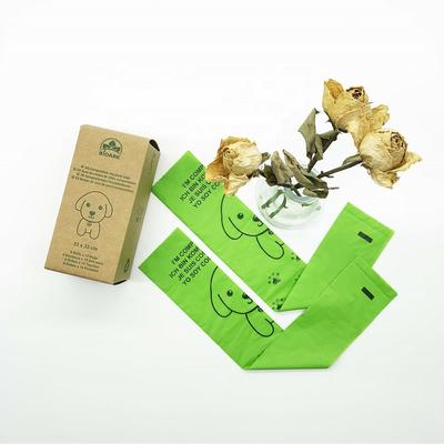 Amazon hot selling mini garbage bag Eco friendly 100% Biodegradable Compostable Pet Dog Poop Bag