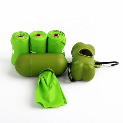100% Biodegradable and ok compost home pet dog poop bag customized printing pet poop bag