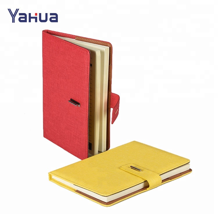 Wholesale Business Office Diary Note Book Pu Leather Notebooks with Debossed Logo