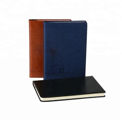 Modern Business Type premium leather Hardcover Notebook In A5 Size