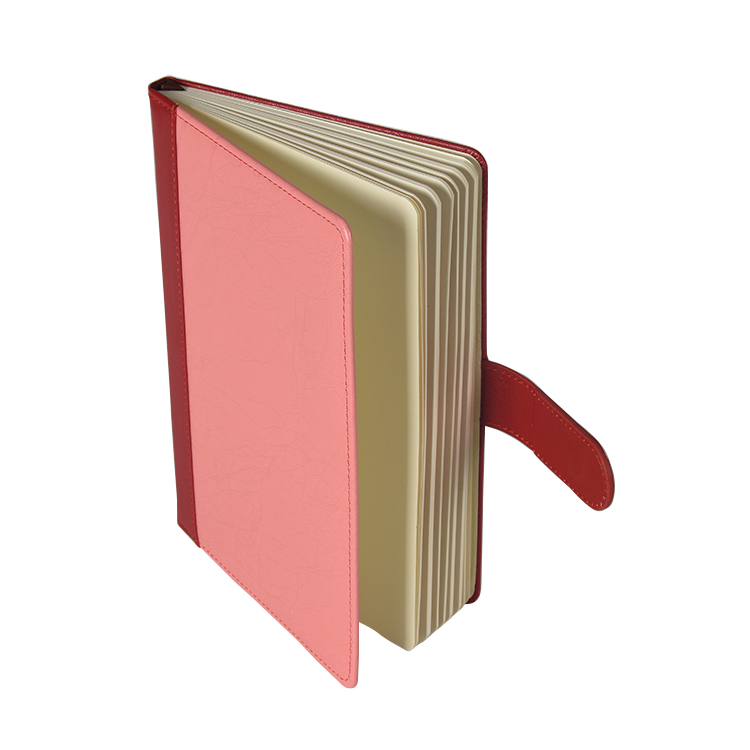 Custom PU Leather Hardcover Magnetic Closure Working Notebook In Stock