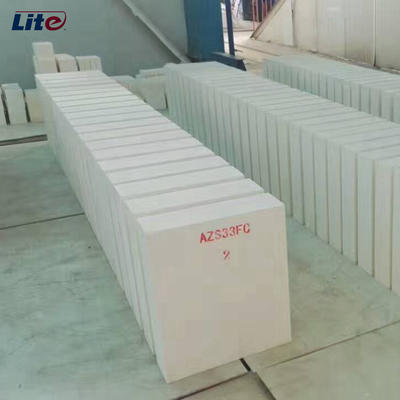 Manufacture Electrocast Refractory Brick AZS Fused Cast Brick for Glass Furnace