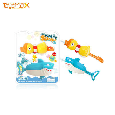 Summer Outdoor Toy Shark Animal Duck Water Gun Shooter Cannon Toy For Kids