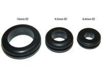 Small silicone 2 inserts 4mm/ 25mm silicon carrubber grommet
