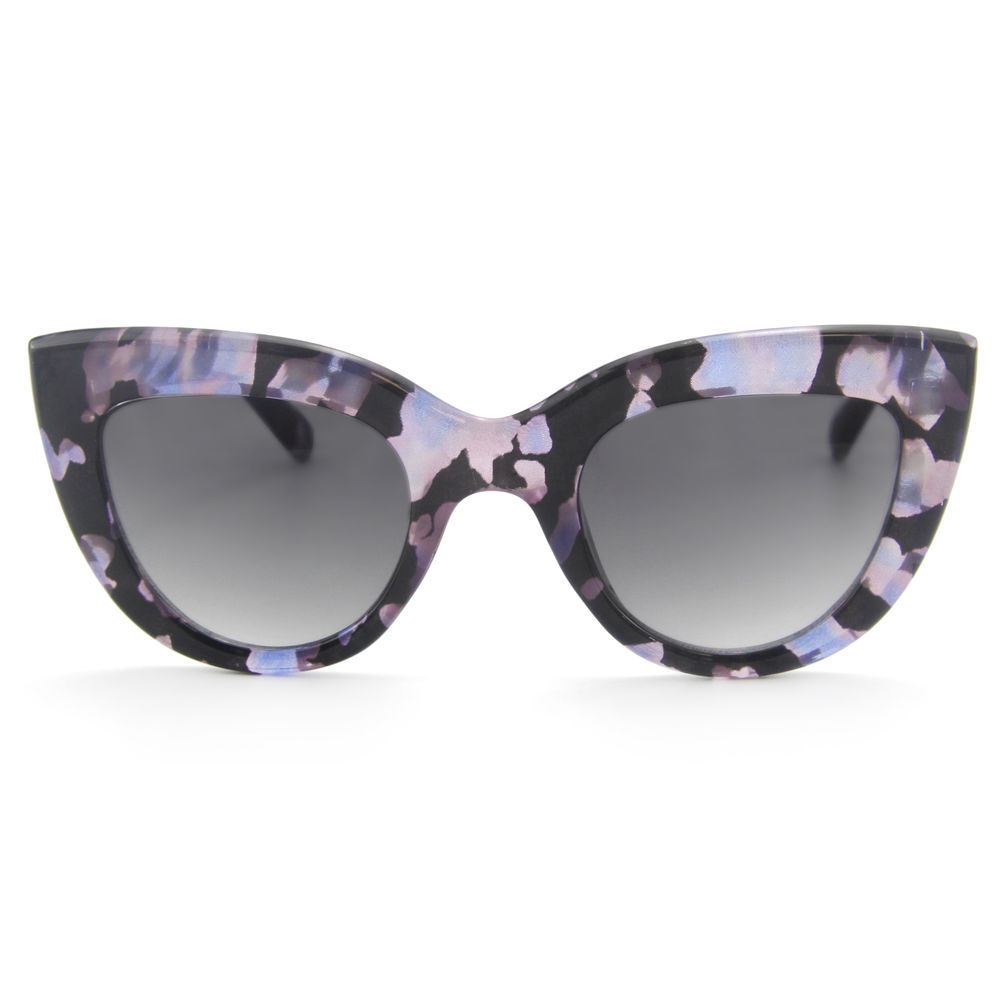 EUGENIA 2020 Fashion Newest Cat Eye Oversize Patterned Frame Women Sunglasses