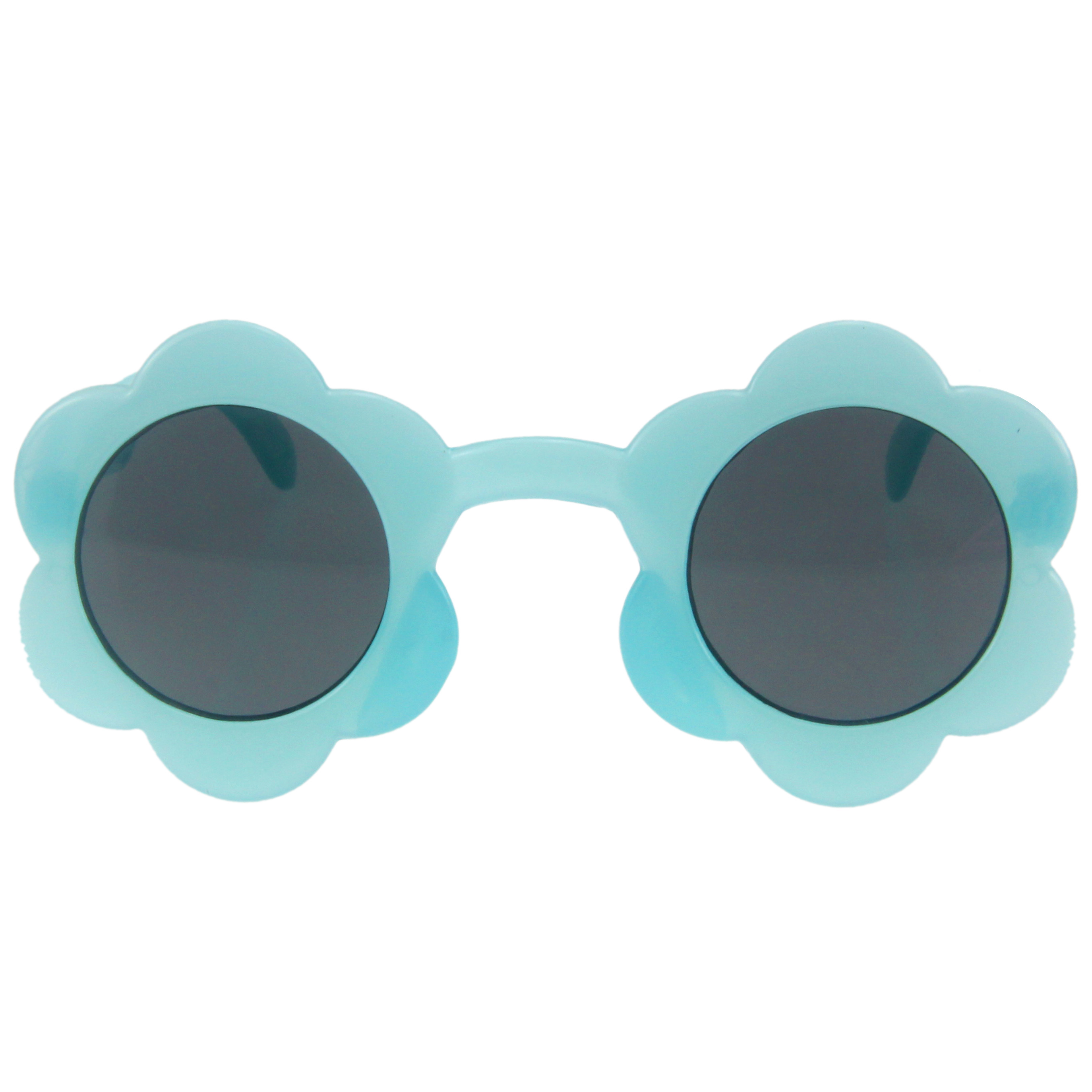 EUGENIA uv400 protection custom logo sparkle flower kids sunglasses manufacturer for kids