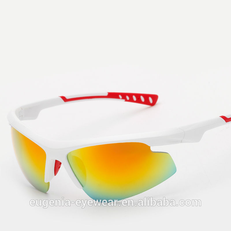EUGENIA Wenzhou cycling motorcycle half frame shining cool men polarized sports sunglasses 2020