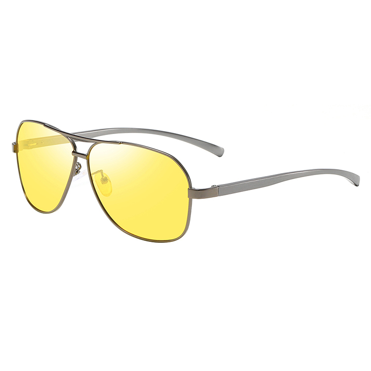 Новейшие стильные очки EUGENIA в оправе из нержавеющей стали для ночного вождения, солнцезащитные очки ce uv400