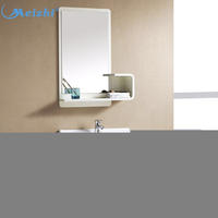 Cheap single wall-mounted lowes bathroom vanity unites cabinets