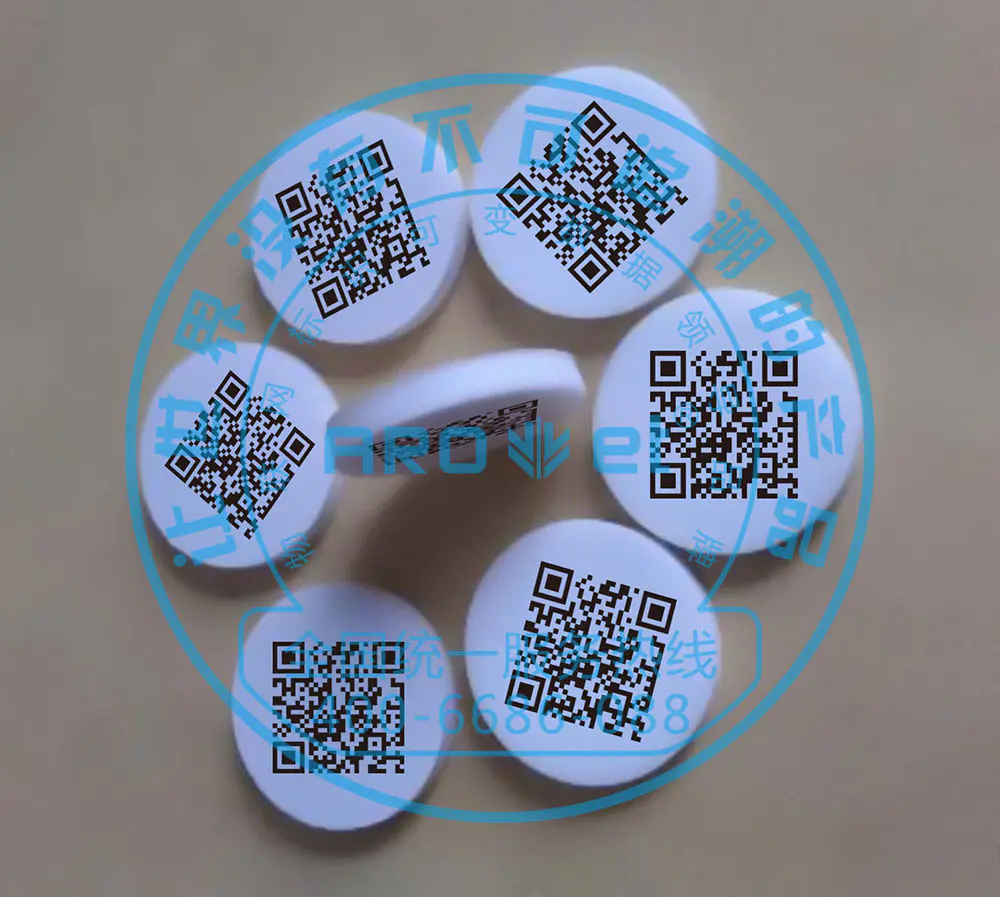 Plastic Cap or Lid 1d and 2D Codes Inkjet Printer