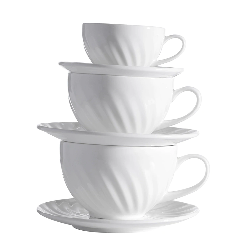 220ml Coffee Cup And Saucer, 3 Sizes Turkish Coffee Cups Porcelain, Ceramic Dinnerware Set^