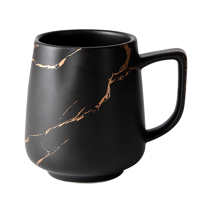 400ml 450ml Restaurant Hotel Cafe Use Mug Ceramic Ceramic Coffee, Mug Black, Black Coffee Mugs Custom Logo