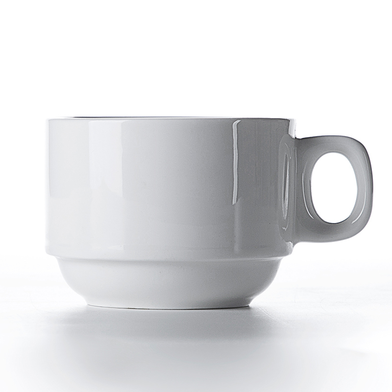 Simple Design Tea Cups Saucers, Discount Ceramic Cups Logo Custom, Anti-scratch Cup Saucer Porcelain