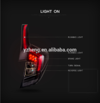 China VLAND factory for Car Tail lamp for FIT Taillight 2014 2015 2016 2017 2018 For Jazz LED Rear lamp wholesale price