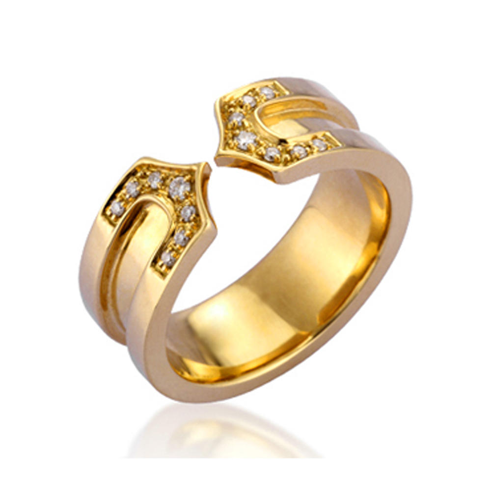 product-Wholesale Horseshoe Arrow Design Cz Gold Ring Designs For Girl-BEYALY-img-3