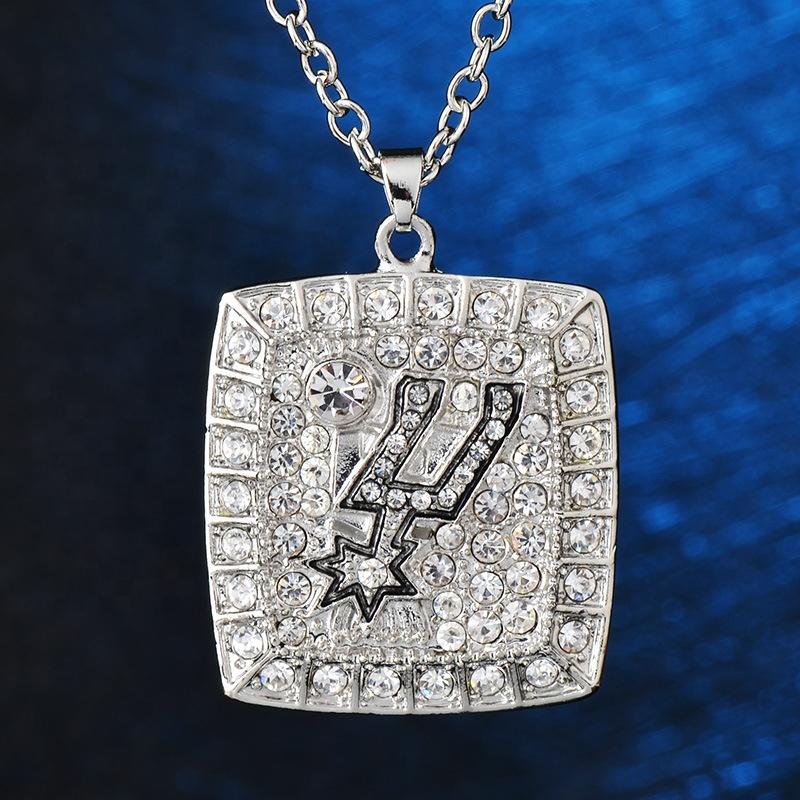 product-BEYALY-Silver Plated Design Alloy American Football Necklace-img-2