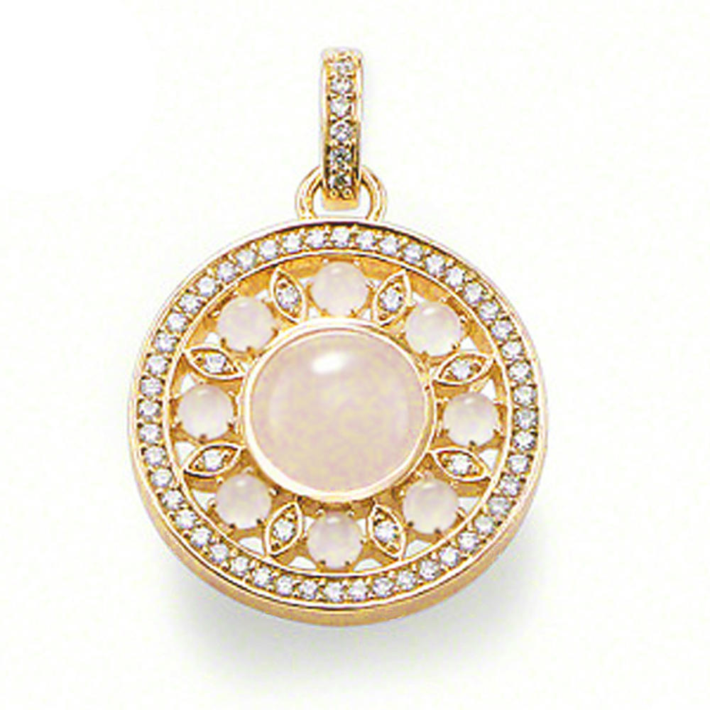 product-BEYALY-High end pink crystal latest 18k gold plated jewelry-img-2