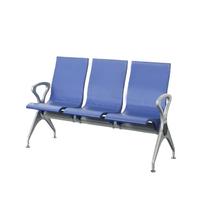 3seater no folded new design PU waiting chair public airport waiting chair hospital waiting bench waiting sofa