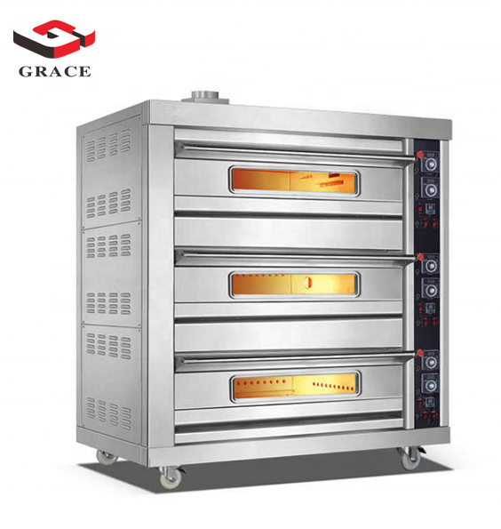 Commercial Stainless Steel Equipment Bakery Machines Gas Baking Oven Baking Pizza Ovens Gas Oven