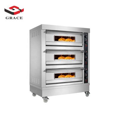 Professional Commercial Kitchen Bakery Multifunction Equipment Baking Bread Pizza Cake Cooking Gas Electric Oven