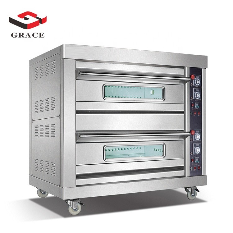 New Fashion Commercial Kitchen Equipment Stainless Steel Cake and Bread Baking Gas Oven Pizza Oven