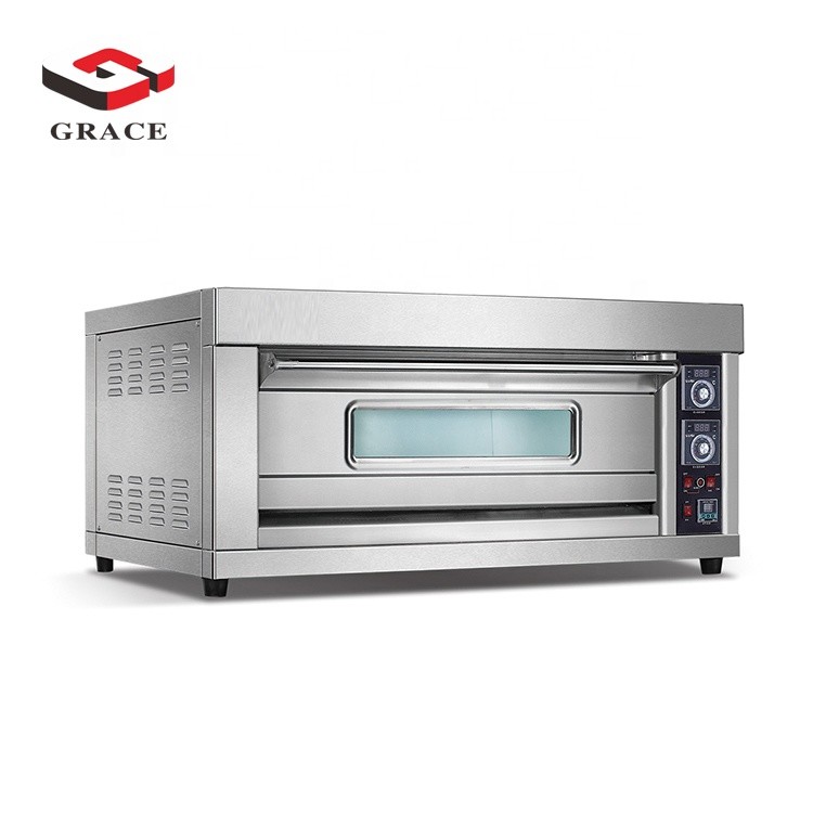 Grace Equipment Hot-sale French Bread Pizza 1-Deck 2-Tray Toaster Oven Electric For Bakeries