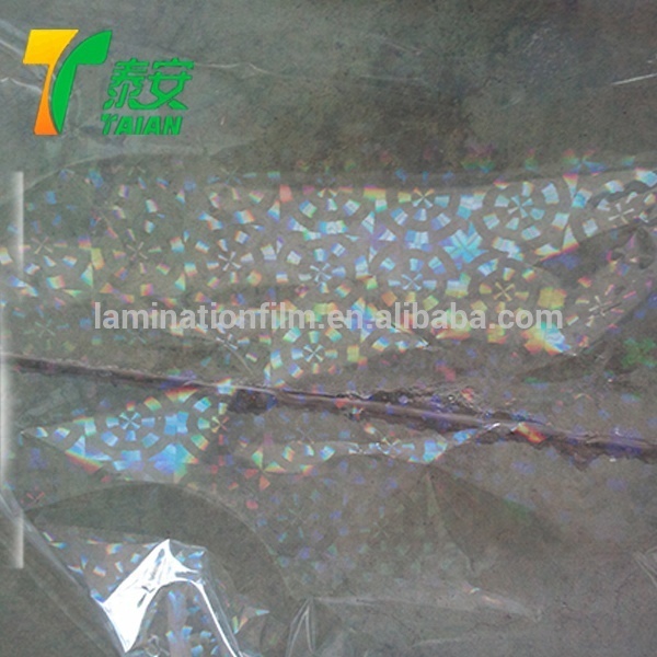 2020 Holographic colourful thermal lamination films, Holographic Paper roll, Hot melt adhesive for fabrics