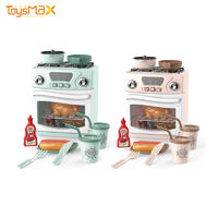 Kids educational kitchen toys set electric oven toy with sound and light