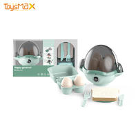 New products electric rotation B/O egg boiler kitchen toy with sound and light