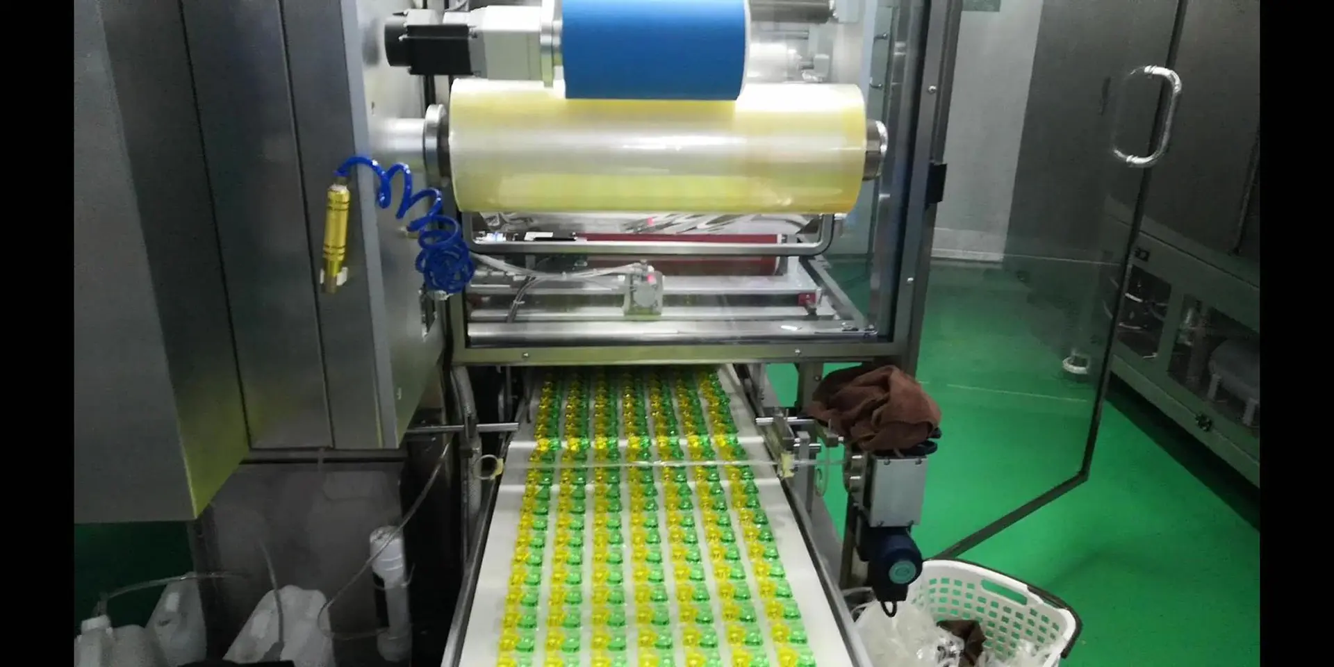 Polyva machine washing capsules horizontal packaging filler detergent powder packing machine