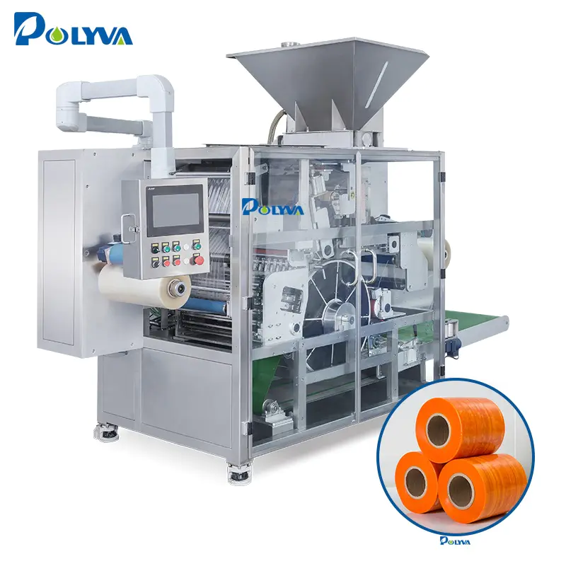 POLYVA pod packaging machine for non aqueous system material washing powder