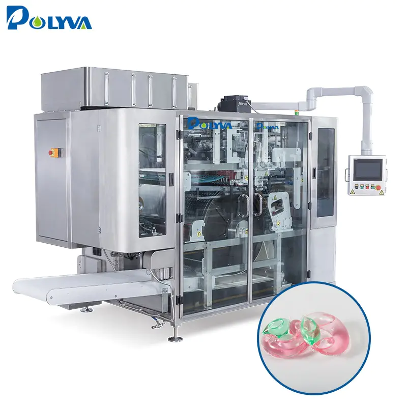 Polyva machine dishwasher detergent pods automatic small manual filling machine laundry pods capsule packing machine