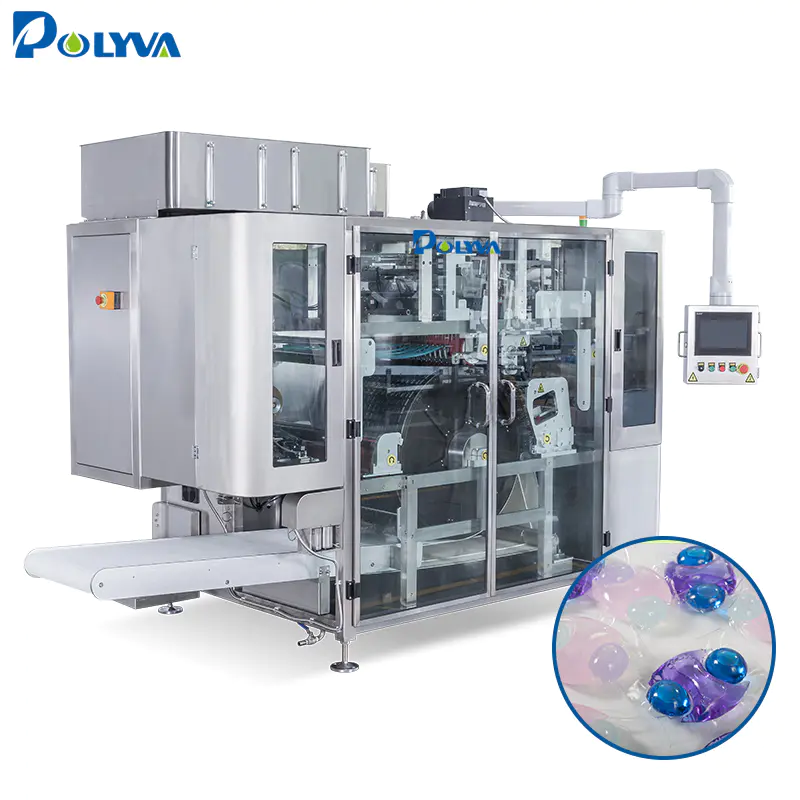 Polyva Detergent Water-soluble Capsules Form Fill Seal Machine for Liquids or Powders