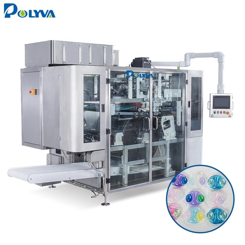 Polyva machine accurate high speed small dose powder pods packaging packing machine washing laundry pods filling machine
